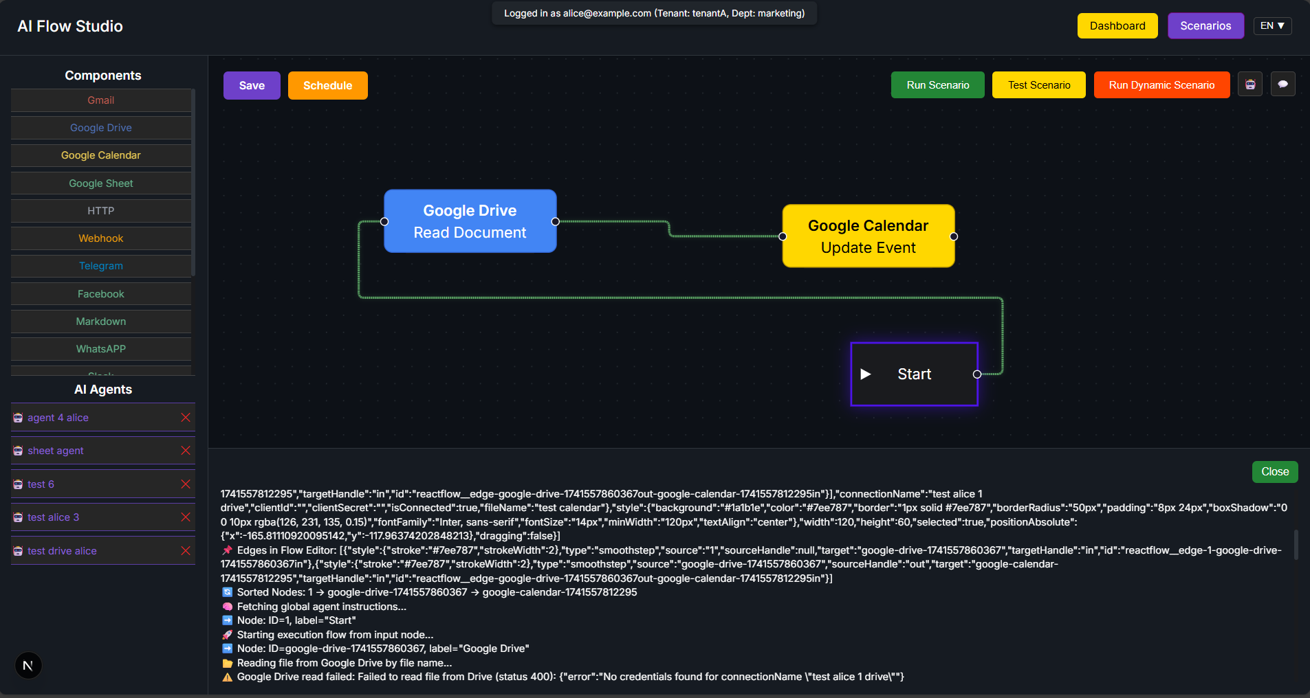Workflow screenshot 3
